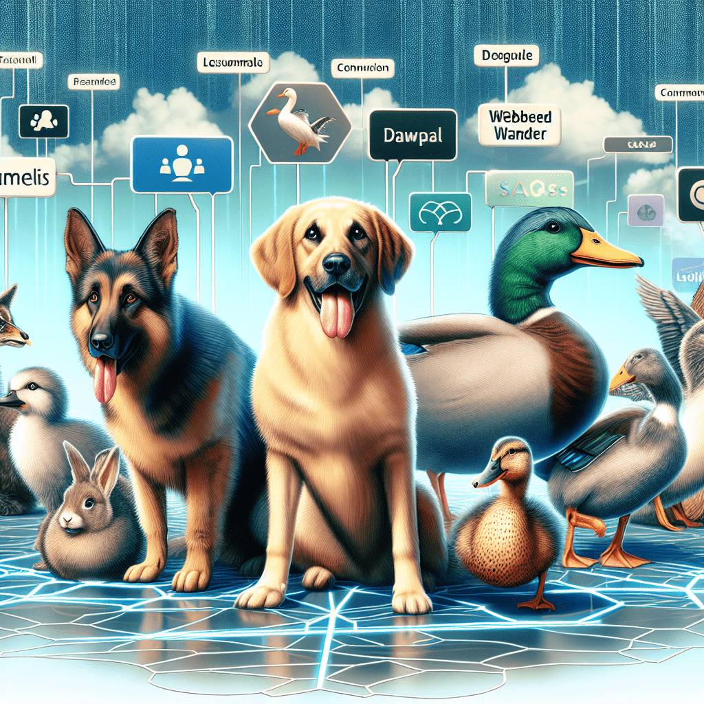 Top SaaS Services for Animal Kingdom: From PawPal for Dogs to WebbedWander for Ducks